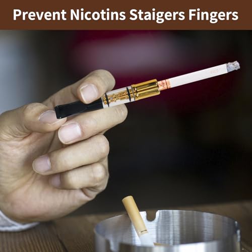 CaLeQi Filtres à Cigarettes Lot de 10, Placage Doré Filtre à Cigarette – vue 7