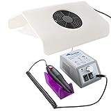 Sina® Profi Maniküre Pediküre Set - Nagelfräser + Nagelstaub Absauger + Zubehör TÜV/GS