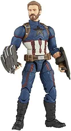 Hasbro Marvel Avengers - Infinity Hasbro Marvel Legends Series, 15 cm Captain America Action Figure, Premium Design, Includes 5 Accessories, Multicoloured, F01855L0