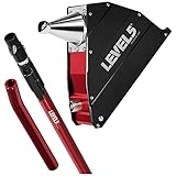 8-Inch Corner Applicator Box + Extendable Handle - LEVEL5 | Pro-Grade | Drywall Gyprock Plasterboard Sheetrock | 4-509