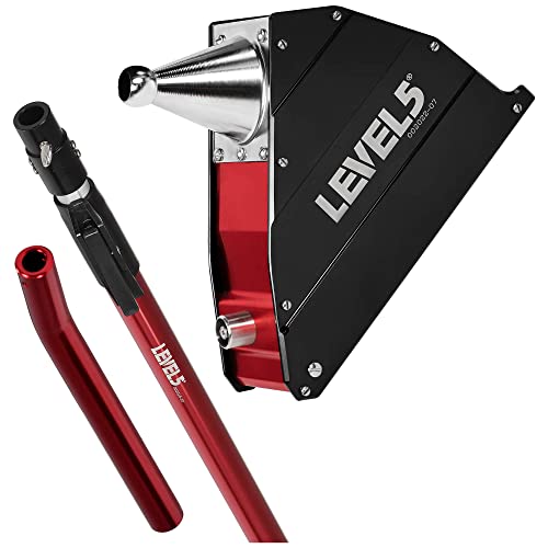 8-Inch Corner Applicator Box + Extendable Handle - LEVEL5 | Pro-Grade | Drywall Gyprock Plasterboard Sheetrock | 4-509