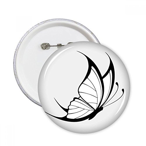 Pins Badge Papillon Noir Vintage idéal pour personnaliser un sac d'école ou un blouson