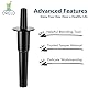 Dreld Mixer Tamper Tool Ersatz für Vitamix Classic 64-Unzen-Behälter Mischkolben-Zubehör Beschleuniger Importiertes Werkzeug Kompatibel mit Vitamix Standard 64 oz. Mischer