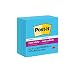 Post-it Super Sticky Notes, 2x Sticking Power, 3 x 3-Inches, Electric Blue, 5-Pads/Pack (654-5SSBE)