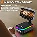 JTEMAN Gifts for Men Women,Cell Phone Stand with Bluetooth Speaker,LED Light,and Lanyard,Cool Tech Gadgets,Unique Birthday Gifts for Men Husband Mom Dad