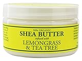 Nubian Heritage Shea Butter Lotion, Lemongrass and Tea Tree, 4 Ounce