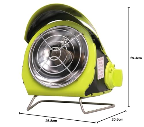 イワタニ(Iwatani) [カセットボンベ 別売り仕様] カセットガス アウトドアヒーター グリーン CB-ODH-1-GR 8枚目