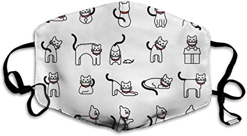 Preisvergleich Produktbild Staubdicht Antibakteriell Waschbar Wiederverwendbare Sammlung von Wassertieren Mundschutzmaske Atemschutz Keimschutz Sicherheit Warm