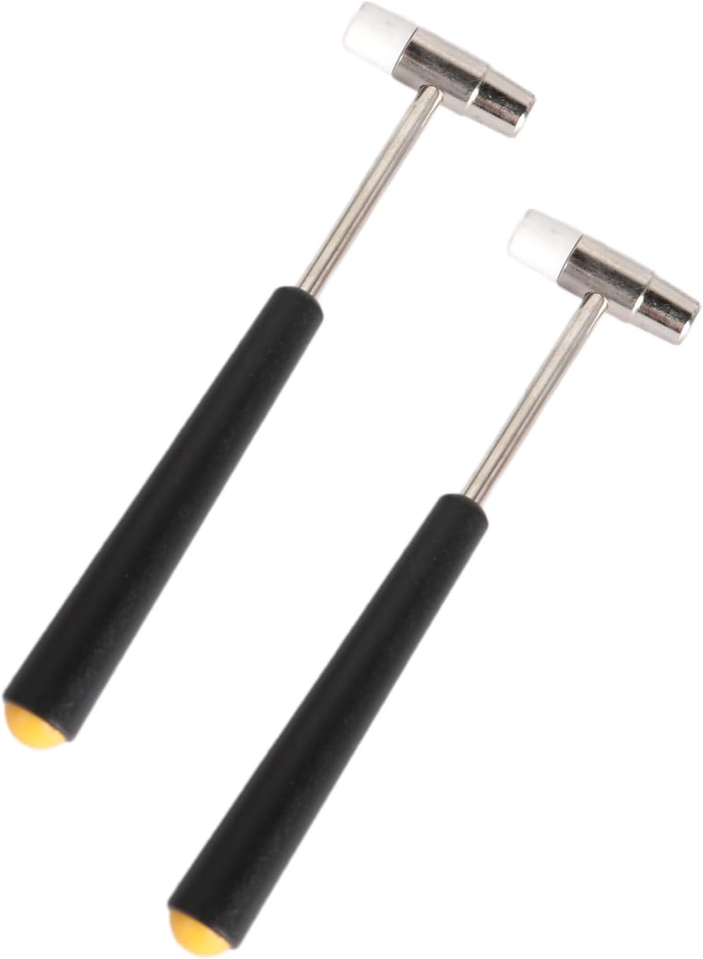 2 Pcs Dual Head Small Hammer, 6.5 Inches Rubber Hammers, Jewelry Mallet Suitable for Watch, Tuning, Woodworking, Handcraft, DIY, Instruments