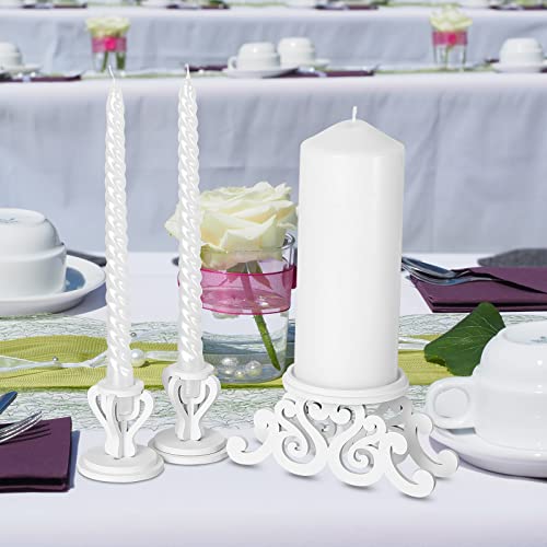 Rozrety Unity Candle Holder Unity Candles Stand for Wedding Ceremony