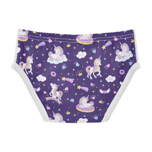 Boys' Exclusive Briefs Toddler Underwear 95% Combed Cotton Boxerbriefs 2T Unicorn in Space Pattern 22