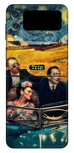Image of Mobile Skins Compatible with Samsung Galaxy Z FLIP 3 5G Skin Not Back Cover, Camera & Back Protector Mobile Skin Wrap; Samsung Galaxy Z FLIP 3 5G-KE-145