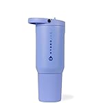 HydroJug Sport - Stainless Steel Tumbler with Straw, Vacuum Insulated, 20oz Leakproof Water Bottle, Ergonomic Design, Reusable, Dishwasher Safe, Rubber Base, Durable for Gym or Outdoors, Peri