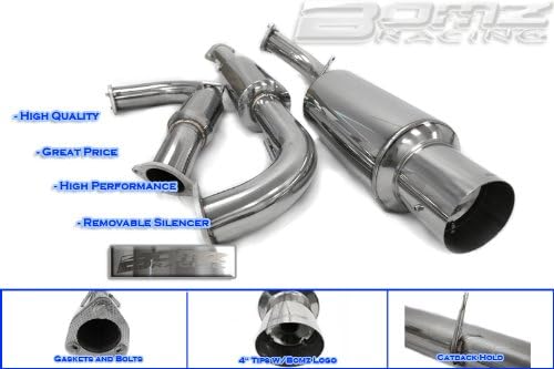 Turbo Cat-Back Exhaust for 1995-1999 Mitsubishi Eclipse (New)