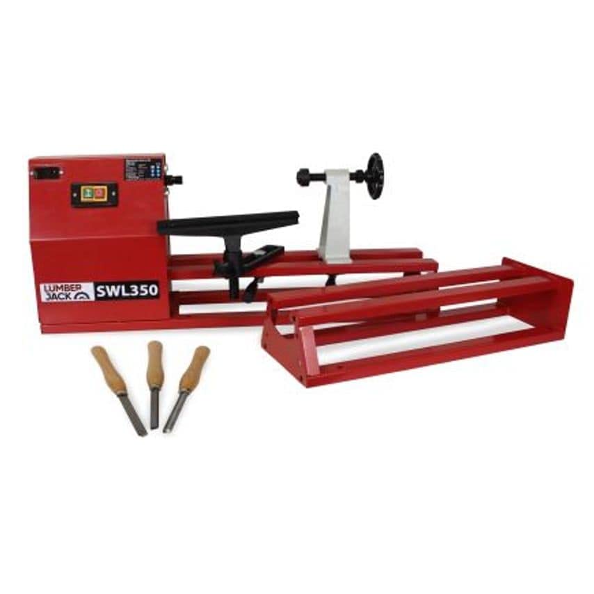 Buy Lumberjack SWL350 375W 230V Variable Speed Wood Lathe Starter Kit
