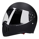 HK フルフェイスヘルメット バイクヘルメット インナーシールド付き SG規格品 NEO VINTAGE VT-5X [マットブラック 黒 フリーサイズ:57-60cm未満] バイクヘルメット