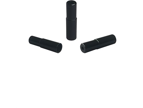 Miniatura 4 de (Total 30 unidades, 10 unidades de 0.197 in de aleación negra de carretera de montaña para bicicleta, puntas de cable de freno, tapas de extremo +