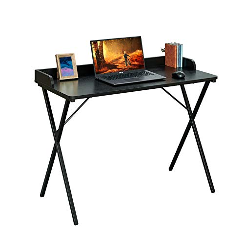 Aingoo Small Computer Desk 47\'\' Home Office Simple Modern Study PC Laptop Desk with Baffle Design for Workstation, Black