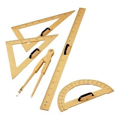 Faibo 203300 - Pack de 5 piezas para pizarra de plástico con empuñadura. Articulo no magnético