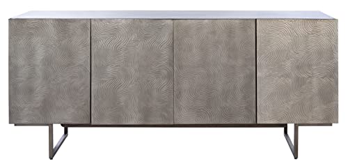 Safavieh Couture Home Boone Modern Brown And Silver 4-Door Sideboard #TOP2