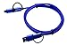 4 in 1 Multi USB Charging Data Cable, Blue Braided Universal USB Charging & Data Sync Cord Adapter with Type-Cx2/USB 2.0/Micro USB Port Connectors for Android Phone (4 in 1-1.5m)
