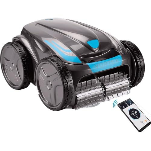 Zodiac VORTEX 4WD robot piscina. Per piscine 12x6m, pulisce fondo, pareti e linea d’acqua. Telecomando e Lift System con app. Include cavo con sistema antiaggrovigliamento e carrello. OV 5480 iQ