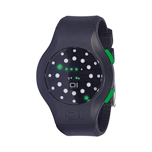 THE ONE Reloj Binario para Unisex de Cuarzo con Correa en Caucho MK202G3