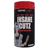 Insane Labz Insane Cutz Intense Fat Burner for Men and Women, Thermogenic Weight Loss Supplement with Dandelion Root Extract Fueled by AMPiberry, Appetite Suppressant - 45 Daily Srvgs (45 Capsules)