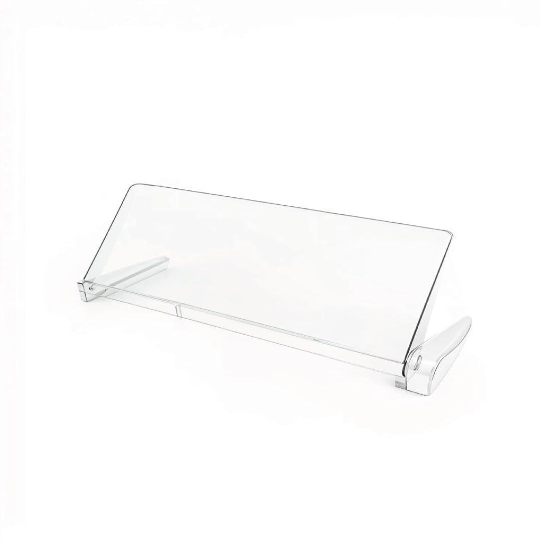 DEFENDER DEFLETTORE TRASPARENTE PER CLIMATIZZATORI FAN COIL IN POLICARBONATO CON PALETTA ORIENTABILE 0-90 GRADI, BARRIERA PROTETTIVA CONTRO CORRENTI D'ARIA DIRETTE, 88X15X5 CM