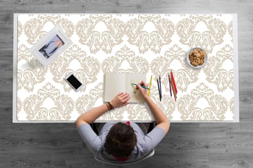 Couverture de bureau antidérapante en PVC avec bords arrondis pour la maison