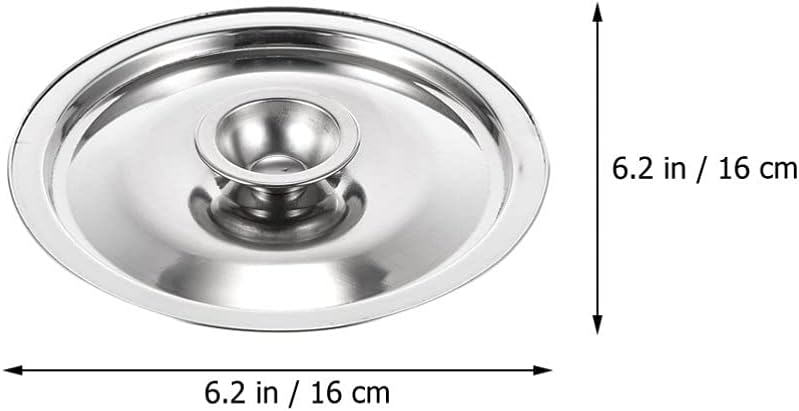 Stainless Steel Flavor Cup Lid Silver Lid for Large Pan Cooking Seasoning Cover
