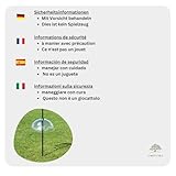 Garden Mile® Large Universal 40cm Clear Heavy Duty Squirrel Baffle Squirrel Proof Bird Feeder Bird Feeding Station Accessory Stop Squirrels Stealing Bird Feed Durable and Easy to Install Baffle - Image 2