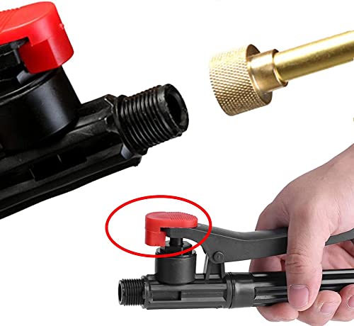 Nadusep Pump Action Pressure Sprayer, Trigger Sprayer Handle Parts, Sprayer Replacement Wand Pressure Sprayer Parts For Garden Agriculture Orchard Forestry Home Manage (18 * 1.5Mm) #TOP2