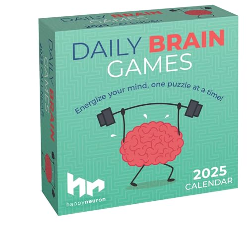 Daily Brain Games 2025 Day-to-Day Calendar: Energize your mind, o...