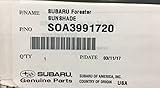 SUBARU 2014-2019 Forester Genuine Sunshade SOA3991720 Geniuine OEM New