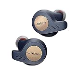 Jabra Elite Active 65t Earbuds - Passive Noise Cancelling Bluetooth Sports Earphones with Motion Sensor for Fitness Tracking - True Wireless Calls and Music - Copper Blue (Renewed)