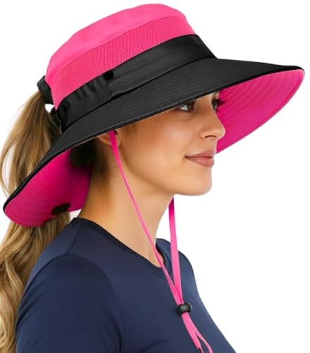 Image of GearTOP Safari Hat for Men Sun Hats for Women UV Protection UPF 50+ Fishing, Gardening, Hiking Hat (22-23 1 /2 inch)