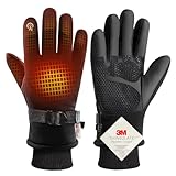 [Czlyxo] 防寒手袋 防寒グローブ 【2025冬・3Mシンサレート・スマホ対応】 手袋 レディース メンズ アウトドアグローブ バイクグローブ タッチパネル 自転車 サイクリング スポーツ 裏起毛 紛失防止結び付け 滑り止め 防風 防水 登山 (ブラック, L)