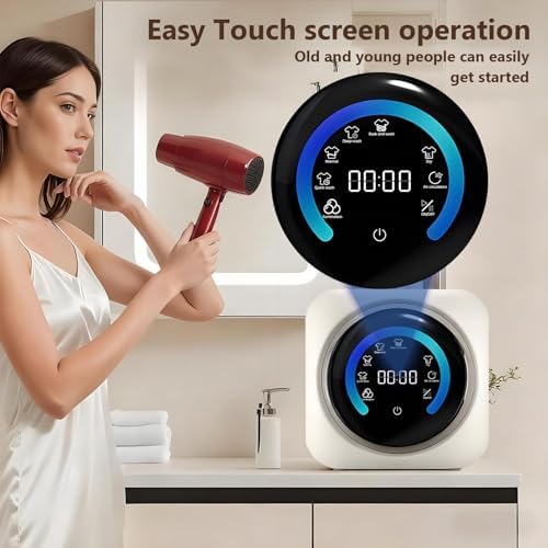 2 in 1 Mini Portable Washer & Dryer Combo - 3.5L Wall-Mounted Washing Machine with Stainless Steel Drum for Small Clothes, Underwear & Socks - Ideal for Apartments & Travel