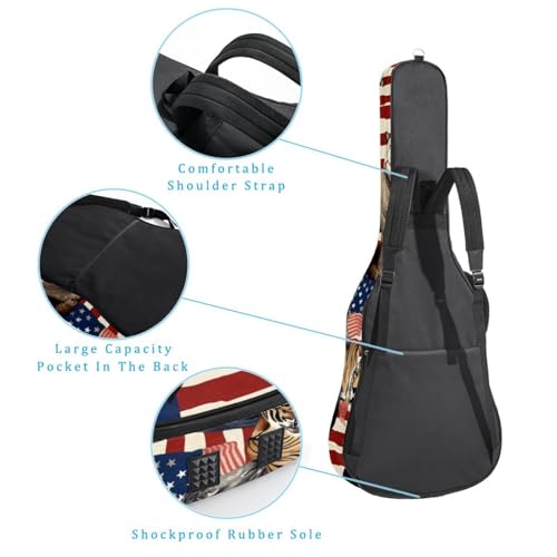 Housse guitare acoustique étanche pour résoudre les risques de chocs