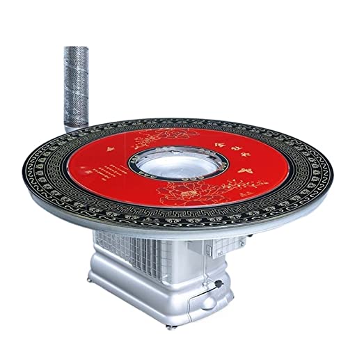 Estufa de leña Estufa de madera de mesa giratoria de doble capa Estufa de calefacción de aleación de aluminio Mesa de fuego rural Estufa de asado sin humo de alta temperatura for interiores Estufa de Estufa de leña Estufa de madera de mesa giratoria de doble capa Estufa de calefacción de aleación de aluminio Mesa de fuego rural Estufa de asado sin humo de alta temperatura for interiores Estufa de