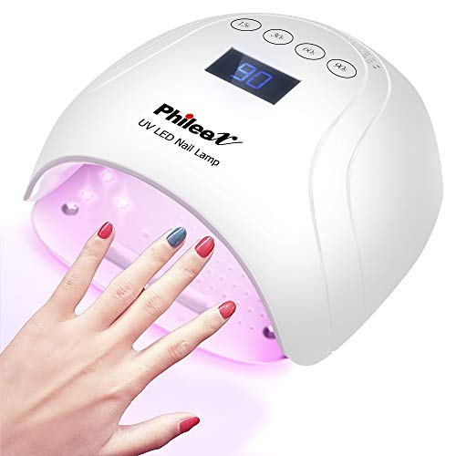 Phileex UV Nail Lamp 36W Led Nail Lamp 2020 Upgrade UV Led Nail Lamp UV Gel Nail Lamp With 4Timer for Foot Hand and Nail Care with LCD Display for Curing Lamp