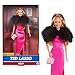Barbie Signature Doll, Keeley Jones from Ted Lasso Wearing Pink Dress with Faux Fur Cape, Collectible with Displayable Packaging