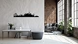 REINCARVATION San Francisco City Silhouette Metal Wall Art | San Francisco Skyline Metal Wall Decor