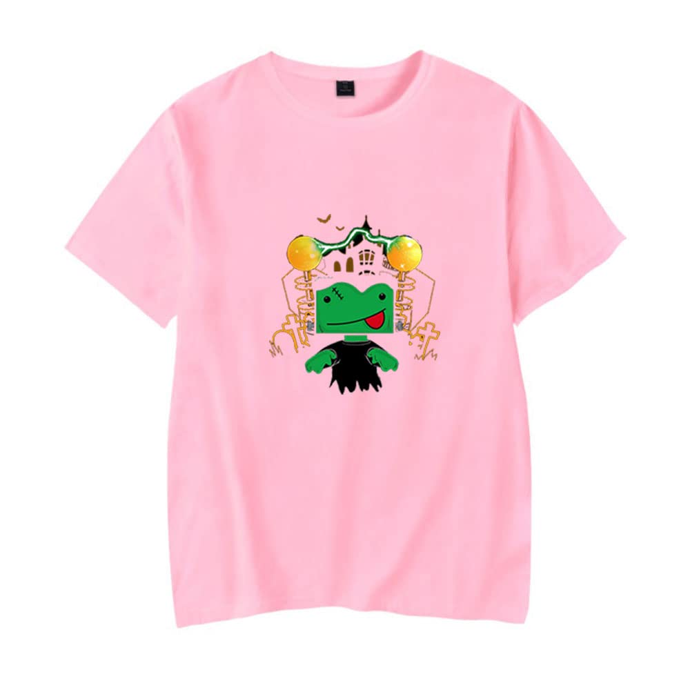 Skeppy Derpenstein Print Short Sleeve Shirt Tops Casual Unisex T Shirt