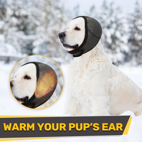 Dog Ear Muffs Noise Protection, Wraps Cover for Dogs Bath Grooming, Adjustable Dog Calming - image 7