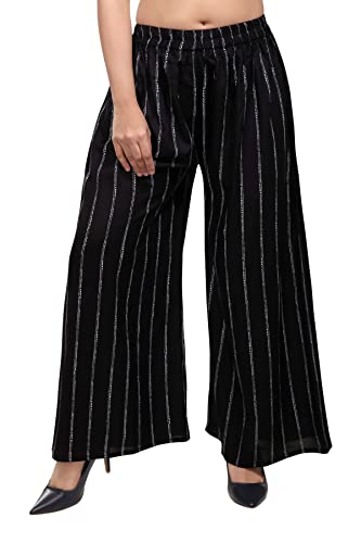 Image of ZEN Women's Solid Palazzo - 5XL - Waist Size Upto 58 (Print 3)