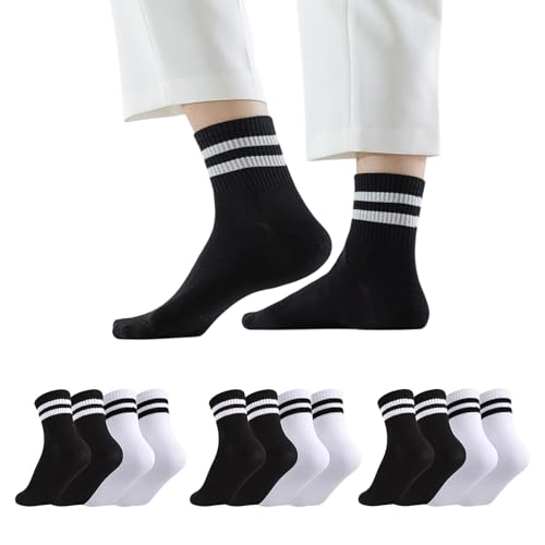 KASLCWA 6 Pares Calcetines Deporte Hombre, Calcetines Deportivos