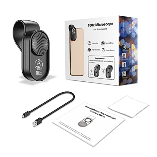 Luce e facile da usare Non è necessario App. Ampia compatibilità: Design Aperture F1.8 e clip universale per il 98% di cellulare.
