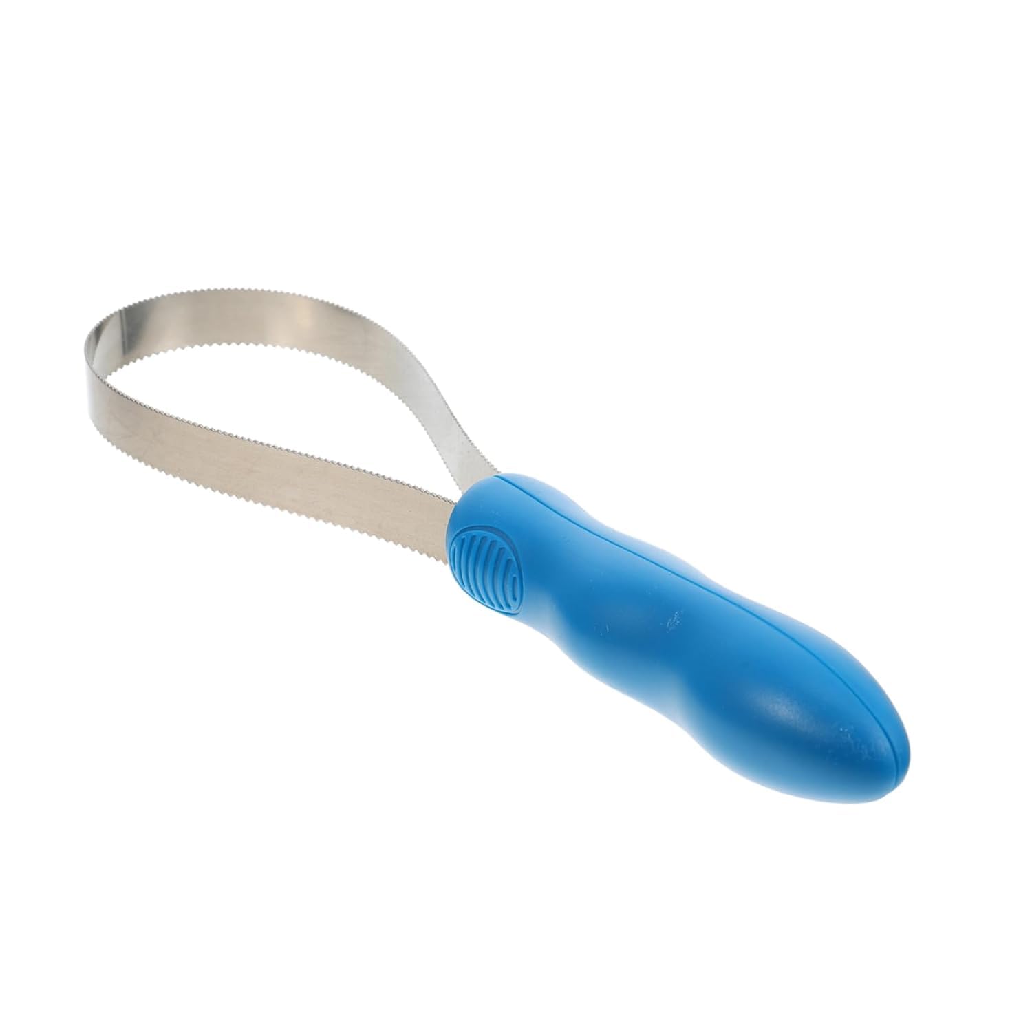 ペット用シェービングコーム ステンレススチール製 牛・馬毛用 かゆみ止めレーキ 両面鋸歯状脱毛 薄型シェービングツール 猫・犬・牛・馬用 (style)